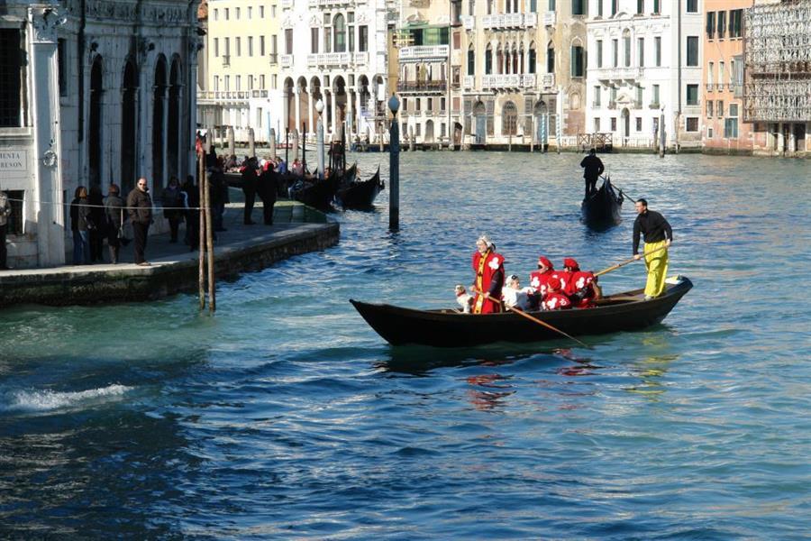 Venedig Boote Bild 7500