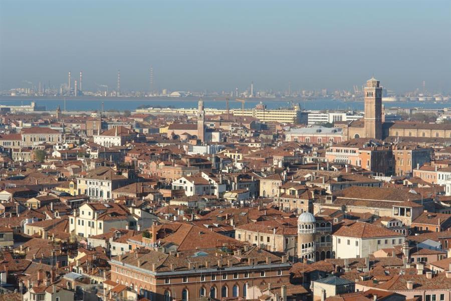 Venedig Campanile Ausblick Bild 12200