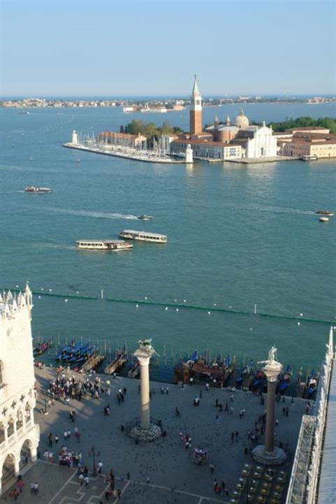 Venedig Campanile Ausblick Bild 6100