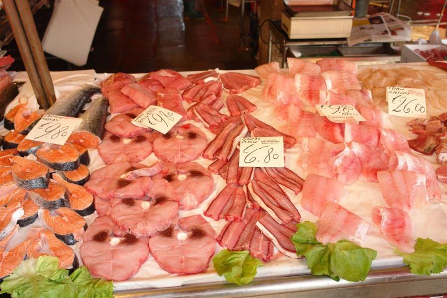 Venedig Fischmarkt Bild 2900