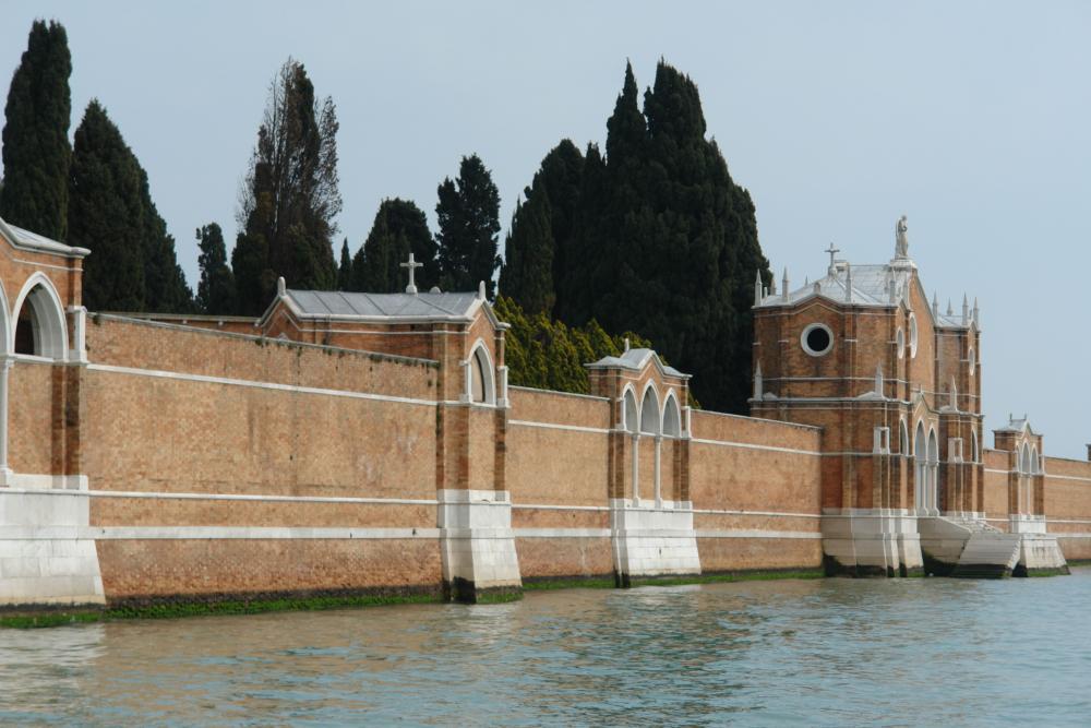 Venedig Friedhof Bild 3700