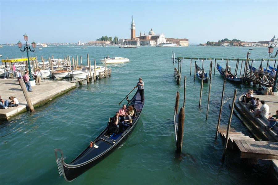 Venedig Gondel Bild 13900