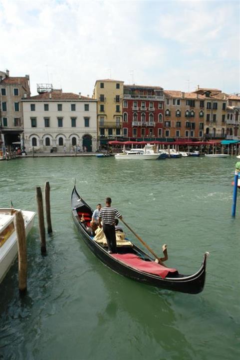 Venedig Gondel Route Bild 4500