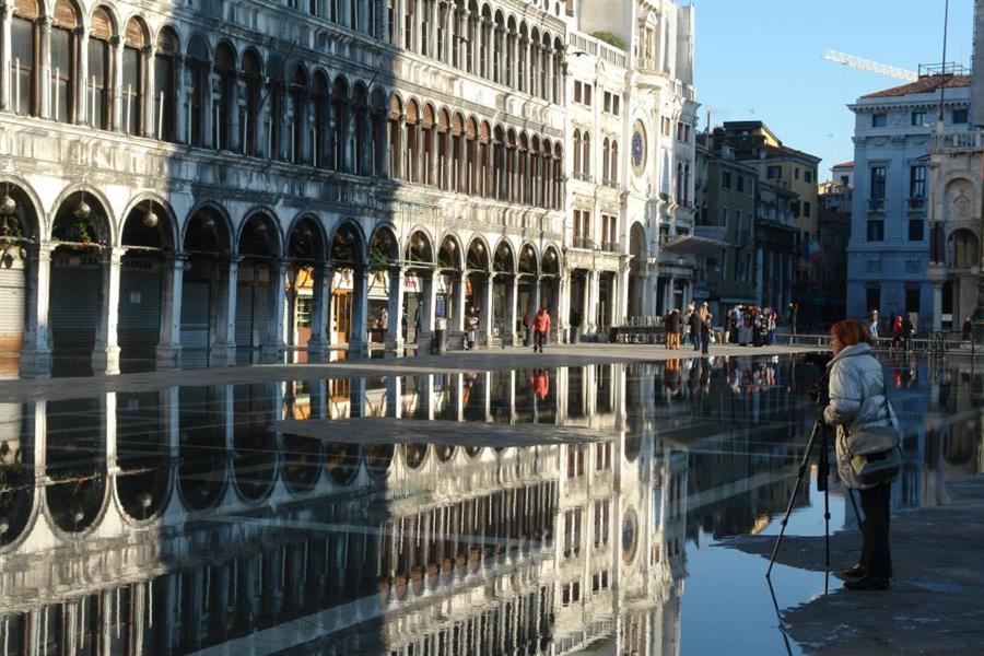 Venedig Hochwasser Bild 10800