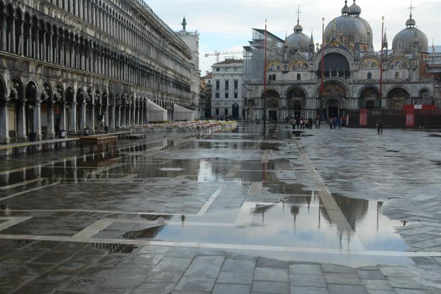 Venedig Hochwasser Bild 3500