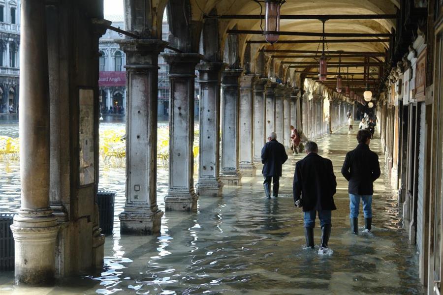 Venedig Hochwasser Bild 5400