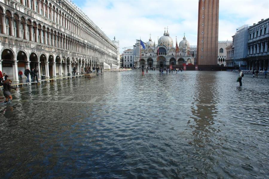 Venedig Hochwasser Bild 7500