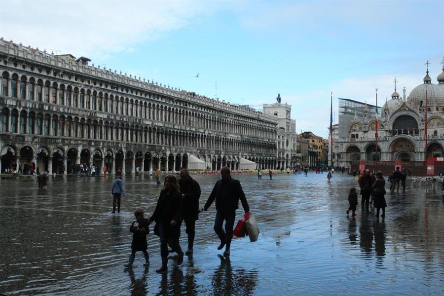 Venedig Hochwasser Bild 9400