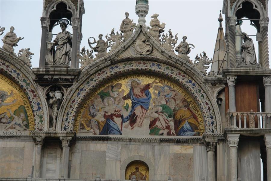 Venedig Markuskirche Detail Bild 100