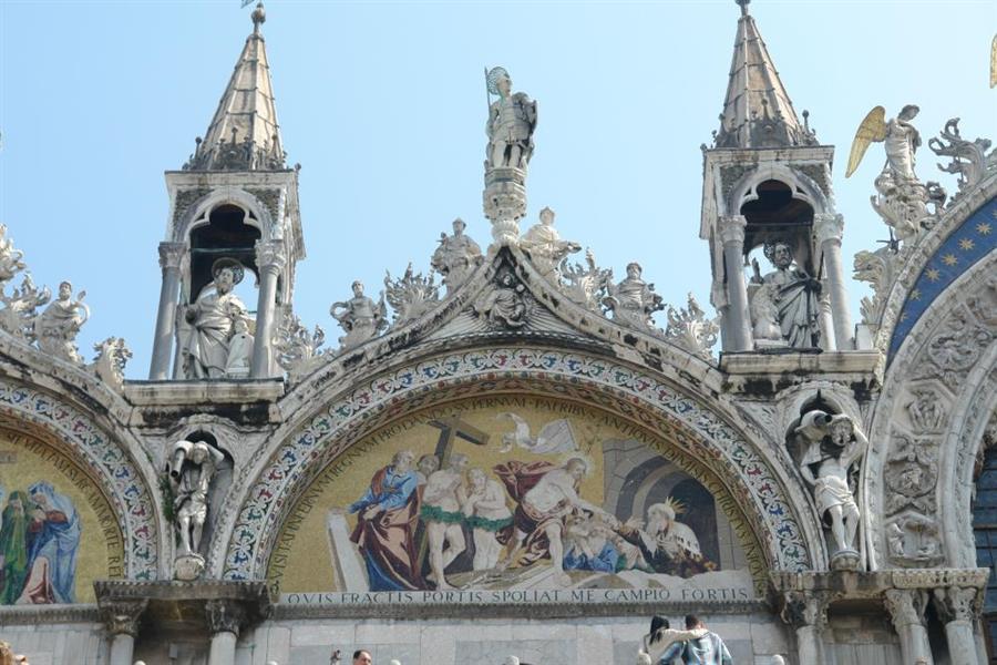 Venedig Markuskirche Detail Bild 2200