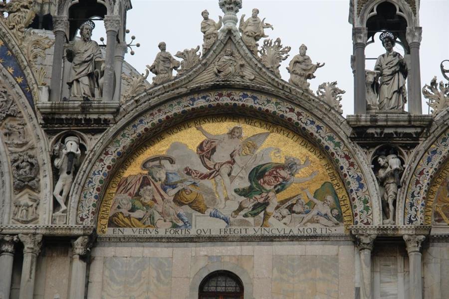 Venedig Markuskirche Detail Bild 300