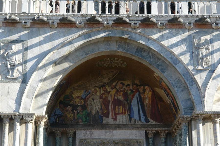 Venedig Markuskirche Detail Bild 4500