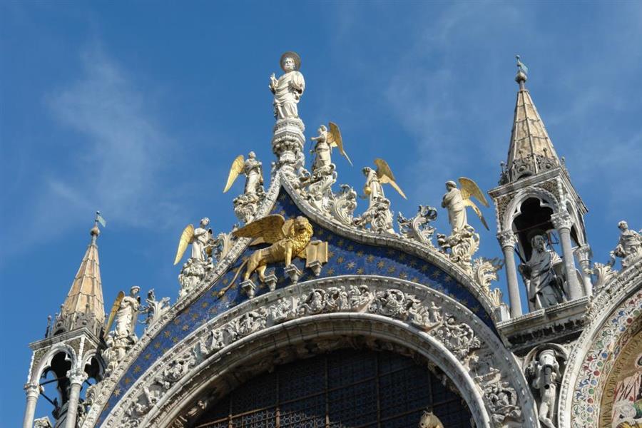 Venedig Markuskirche Detail Bild 5500