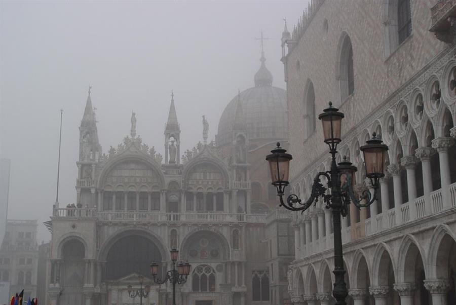 Venedig Nebel Bild 3200