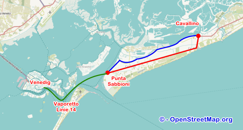 Anreise Tipp nach Punta Sabbioni