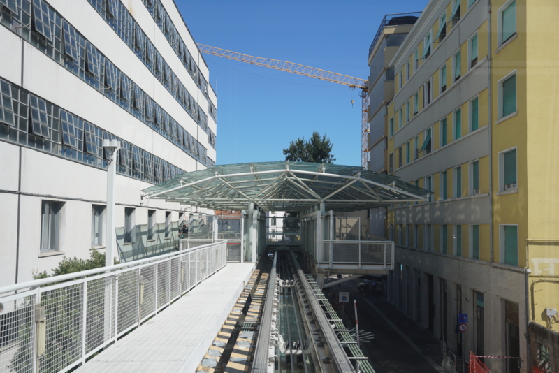 Die People Mover Haltestelle am Piazzale Roma