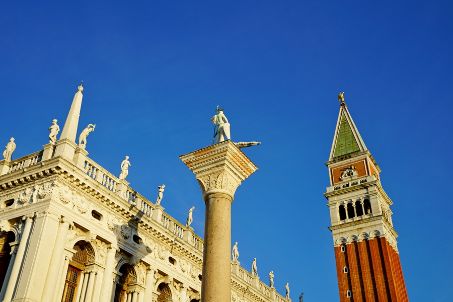 Die Säule des Heiligen Theodor an er Piazzetta