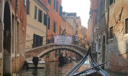 Abitur Gondelfahrt in Venedig