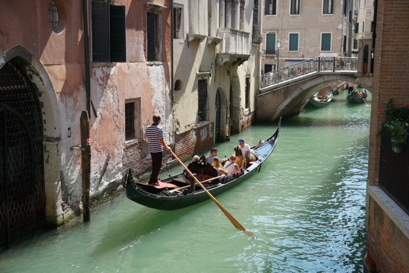 Abitur Gondelfahrt in Venedig