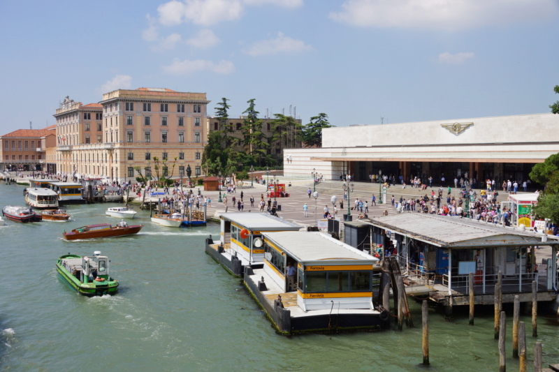 Der Bahnhof in Venedig