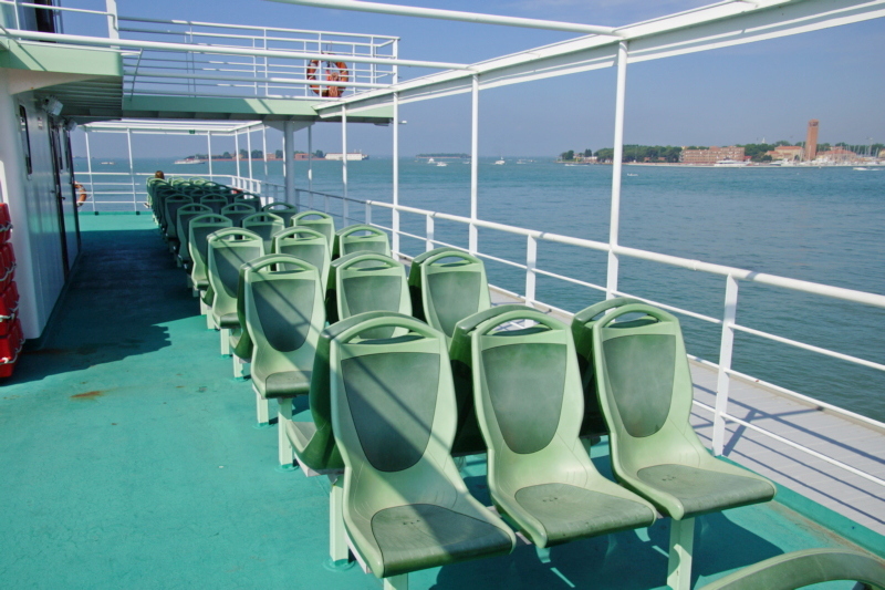 Das Panorama Deck der Fähre (Linie 17)
