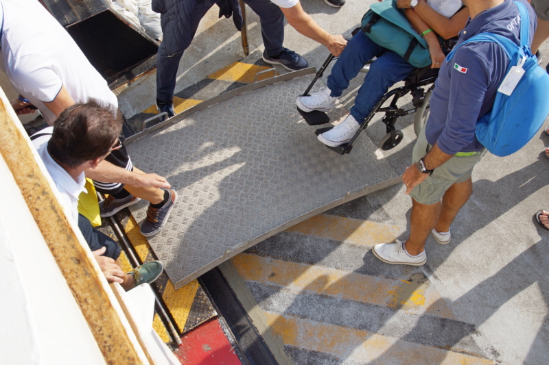 Die Anreise von Punta Sabbioni